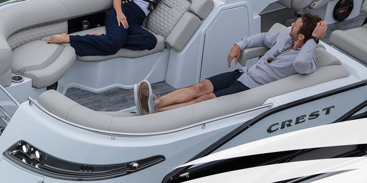 Crest Pontoon Boats JASPER OUTBOARD SALES AND SERVICES